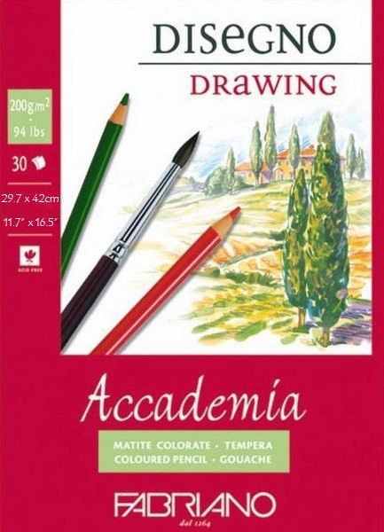 Fabriano Disegno Drawing 200g A4