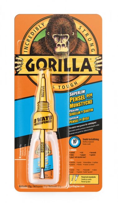 Gorilla - Superlim m/pensel 12g
