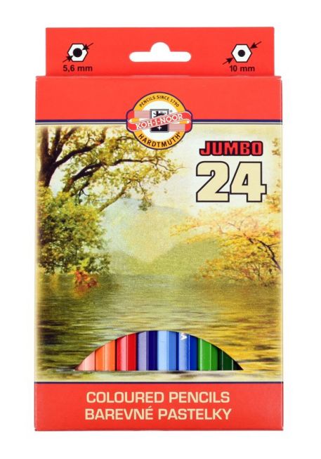 Jumbo colored pencils set 24