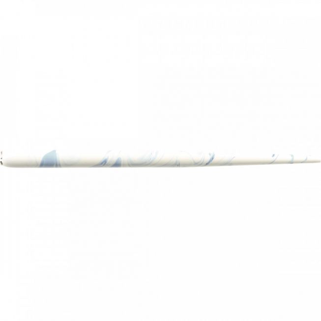 Skaft for pennesplitt blå/hvit marmorert