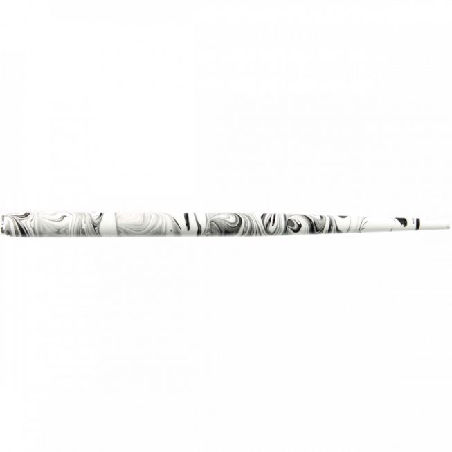 Skaft for pennesplitt sort/hvit marmorert