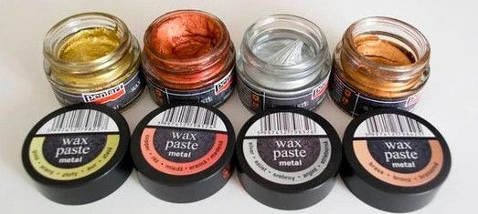 Wax paste metallic