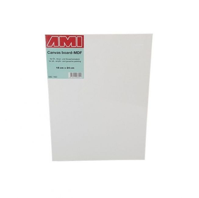 AMI - Lerretsplate MDF 18x24cm