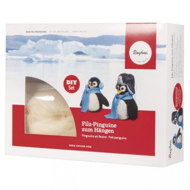 Felt-pingvin DIY