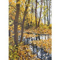 Diamond painting - autumn forest 38.5x54cm