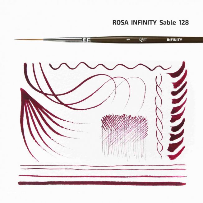 Rosa - Infinity strekpensel 3