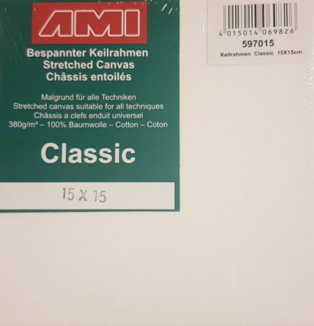 AMI - Classic lerret 15x15cm