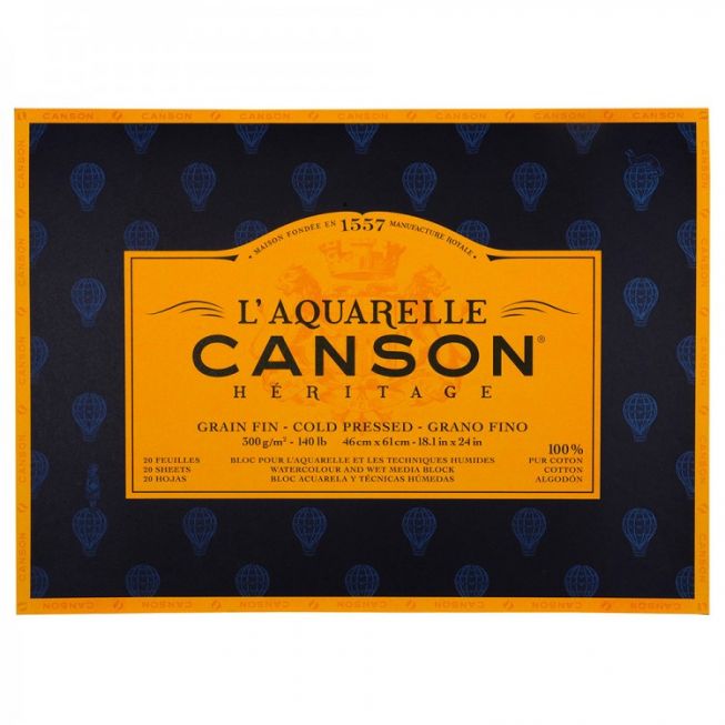 Canson Heritage 640g CP 26x36cm