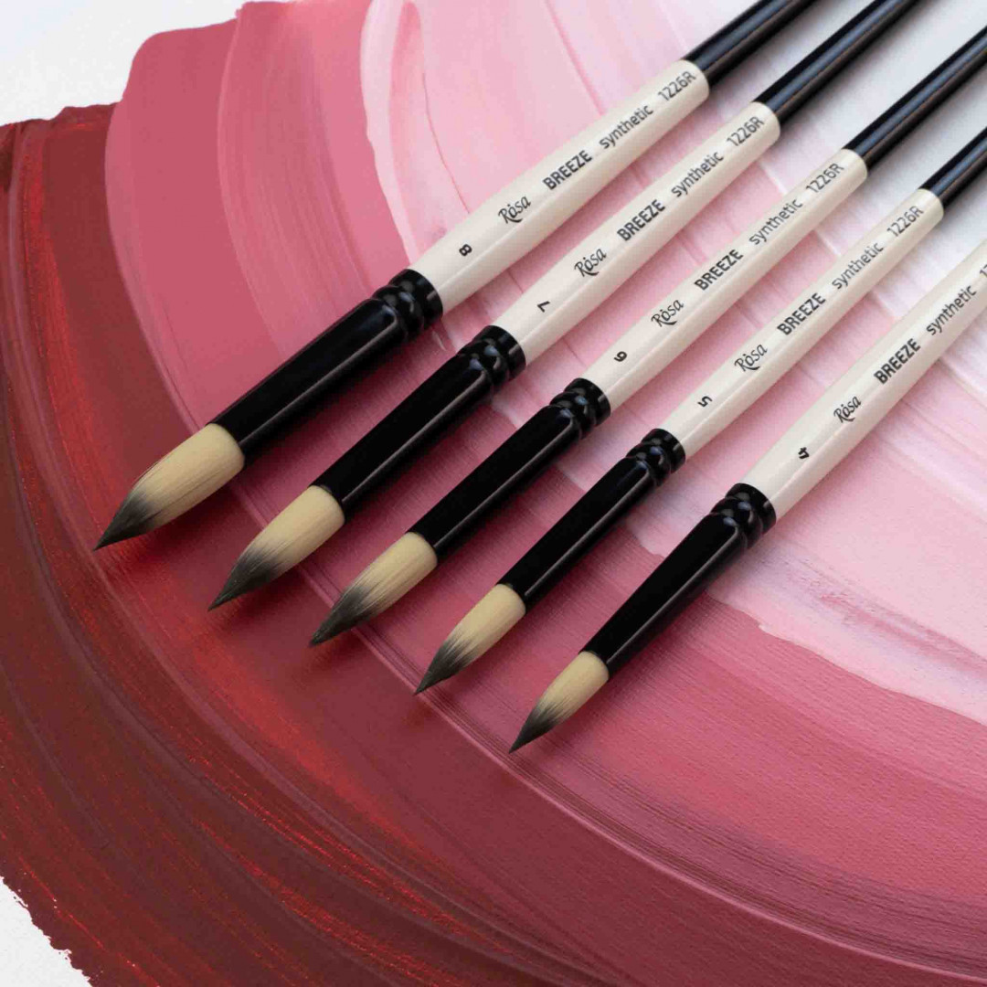 1226r_1_24116_1747658594 Rosa - Breeze 1226R rundpensel 3 - Bilde 1