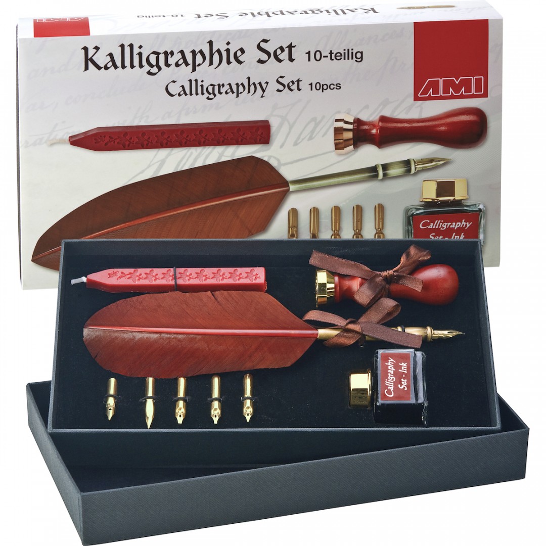 445685_8897_1586172232 AMI - Kalligrafi sett 10deler - Bilde 1