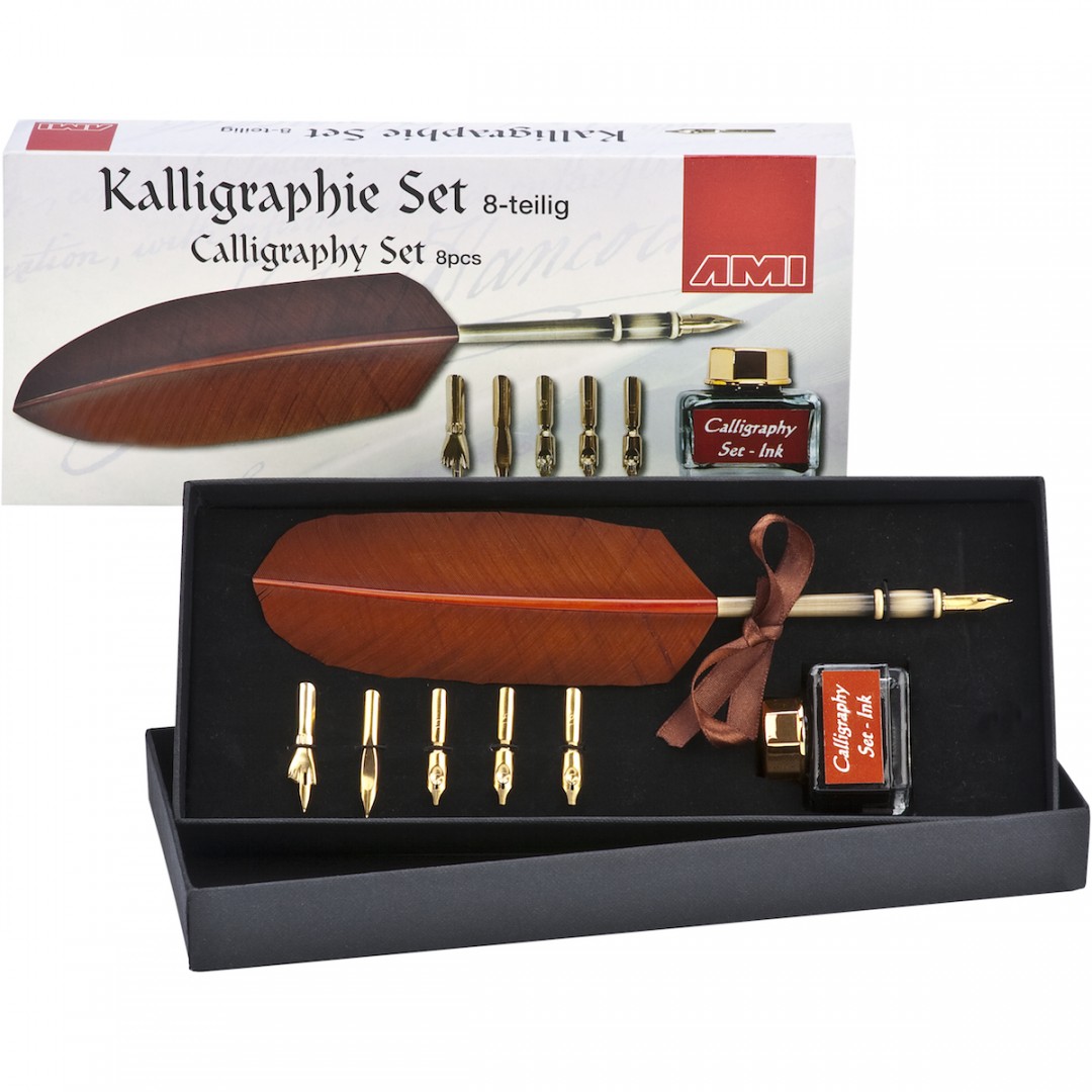445690_2826_1586172311 AMI - Kalligrafi sett 8deler - Bilde 1