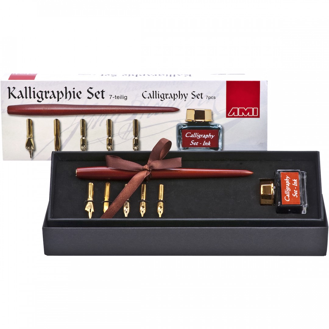 445691_2814_1586176346 AMI - Kalligrafi sett 7deler - Bilde 1