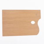 Palette rectangular varnished 20×30 cm