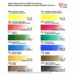 Rosa - Watercolour gallery sett 12x10ml - Bilde 3