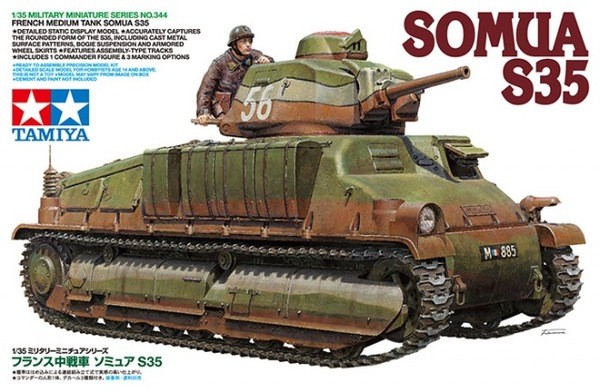 4950344353446_25740_1777846225 Tamiya - Somua S35 1:35 - Bilde 1