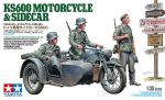 Tamiya - KS600 motorcycle & sidecar 1:35