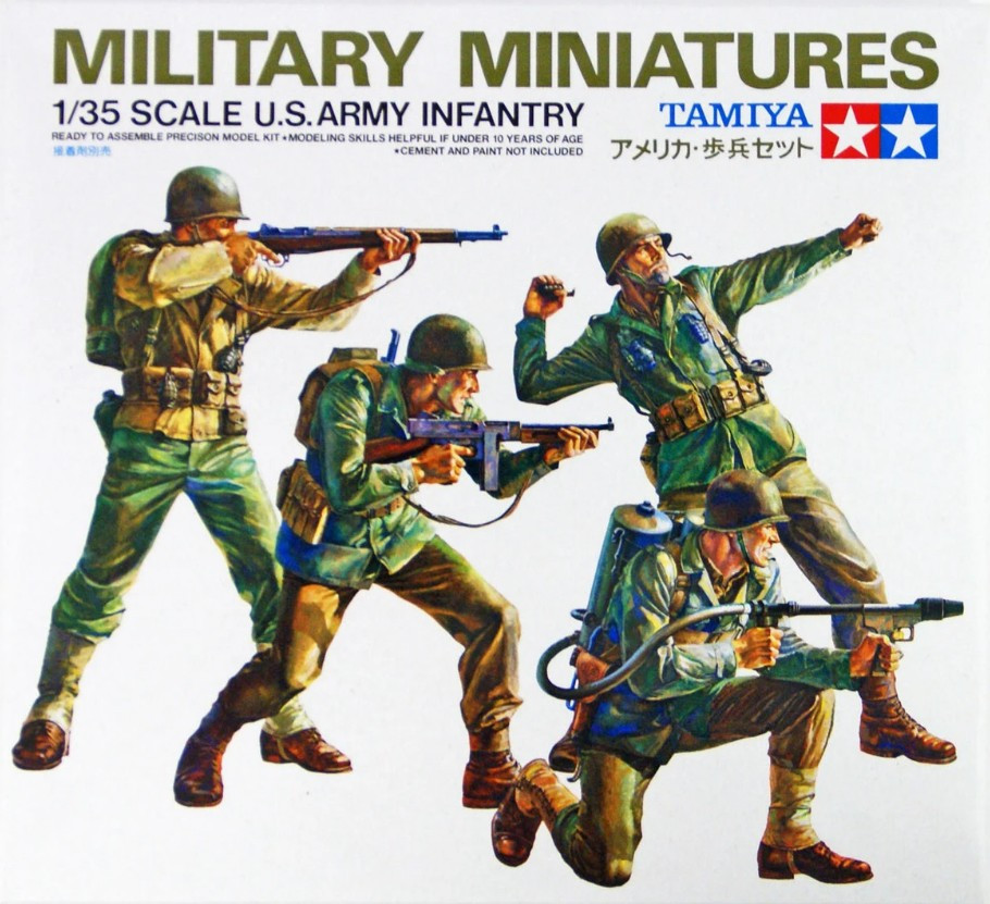 4950344992843_25782_1777846949 Tamiya - US army infantery 1:35 - Bilde 1