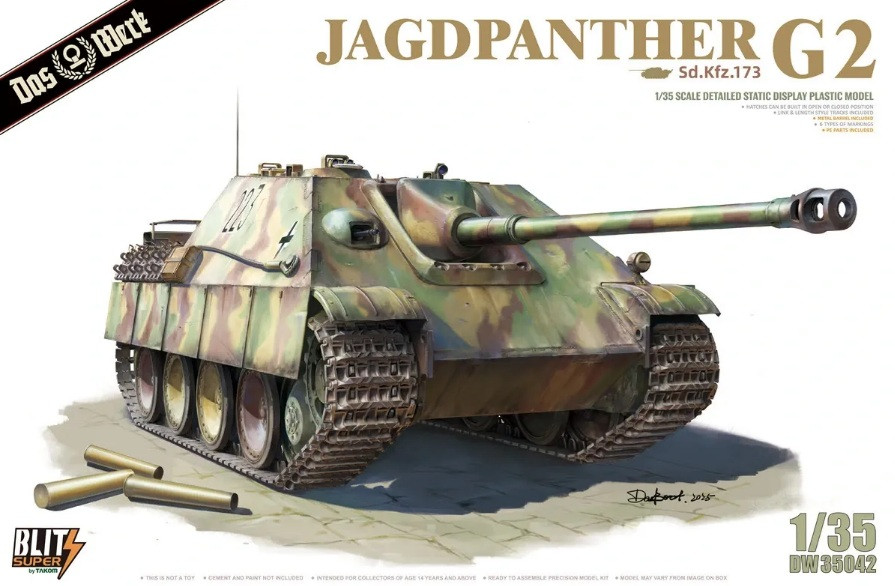 654170500428_25772_1777827045 Das Werk - Jagdpanther G2 sd.kfz.173 1:35 - Bilde 1