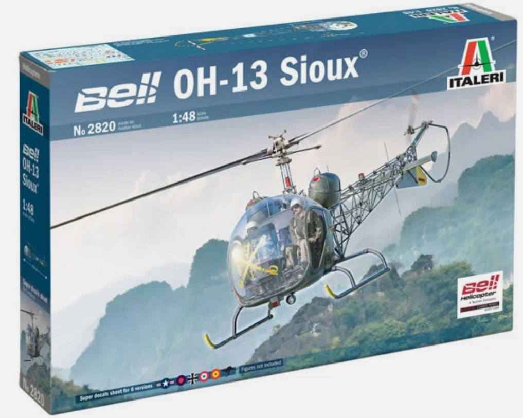8001283028202_23424_1779099225 Italeri - OH-13 "sioux" 1:48 - Bilde 1