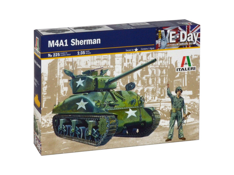 8001283802253_23441_1779098355 Italeri - M4A1 sherman 1:35 - Bilde 1
